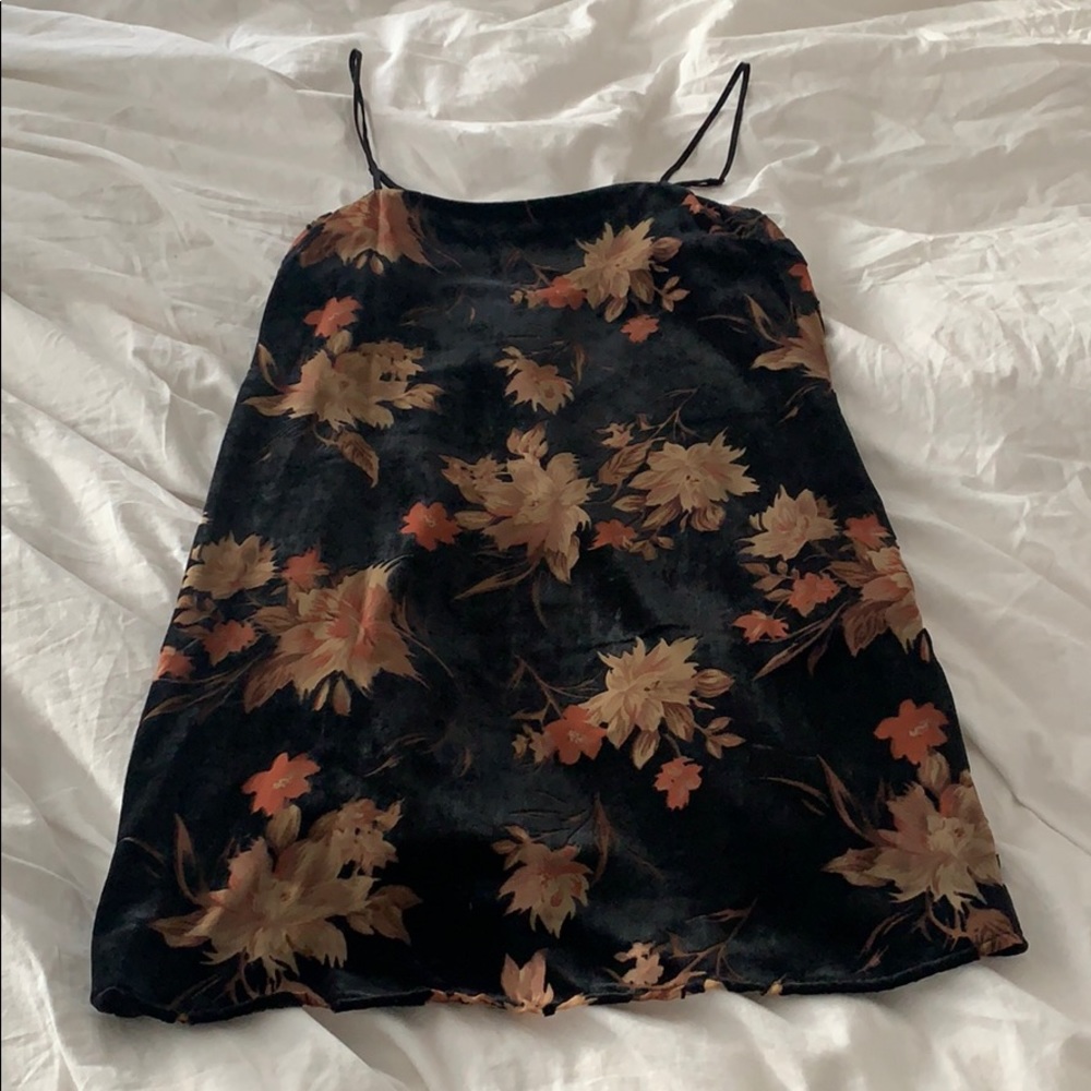 Velvet mini dress
